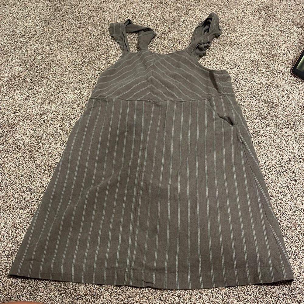 Overall dress! Olive green!